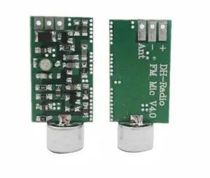 Mini Microphone Fm Transmitter Module Mic Wireless Audio 100Mhz Board