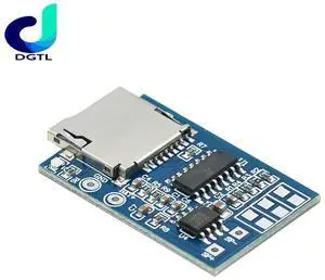 TF card MP3 decoder board with 2W power decoding module 3.7-5V mixed mono playback with memory