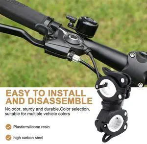 360 Degree Rotating Cycling Bike Light Double Holder LED Front Flashlight Lamp Pump Handlebar Mount Holder Bicycle Acces Rich