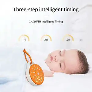 K6 Baby White Noise Machine USB Sleep Machine Baby Sleep Sound Player Night Light Timer Noise Player For Sleeping