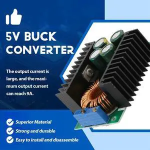 300W XL4016 DC-DC Max 9A Step Down Buck Converter 5-40V to 1.2-35V Adjustable Power Supply Module LED Driver Rich