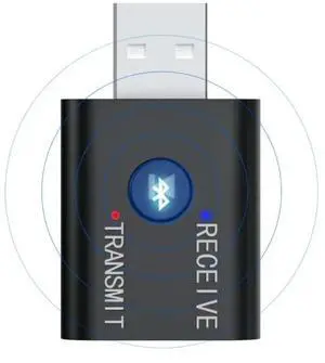 Wireless Audio Receiver and Transmitter Dual Function Bluetooth 5.0 USB Module For Speaker Headset Car BT5.0 Bluetooth Adapter
