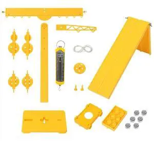 Kid Physics Learning Aids Pulley and Lever Mechanics Friction Experiment Set