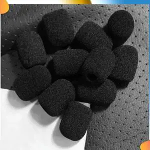 24Pack Mini Foam Windscreen Lapel Headset Microphone Sponge Mini Foam Cover Shield Protection For Lavalier And Lapel Mic
