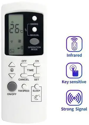 Air Conditioner Remote Control For Galanz AC Air Conditioner Replace GZ-1002B-E1
