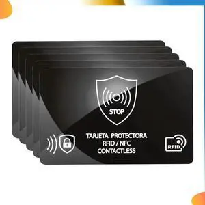 RFID Blocking Card Holder 10Pcs NFC Anti-Theft Shield Case IC Bank Card Protection Secure Wallet Blocker