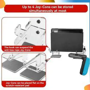 Wall Mount Holder For Nintendo Switch1 Console Bracket Acrylic Wall Mount