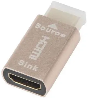 HDMI Lock Screen Signal Holder KVM HDMI2.0 Virtual Adapter EDID DDC Dummy Plug for HDMI Display Emulator Up to 3840X2160