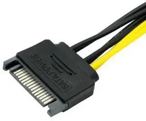 PCI - E Express Power Supply Adapter Riser, 1pcs, 6 Pin, Sata To ATX, 18AWG, for Bitcoin Miner