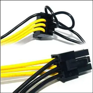50cm 6 Pin To 8 Pin (6 + 2) PCI - E GPU Power Cable For Graphics Cards Breakout Board Mijnbouw Server