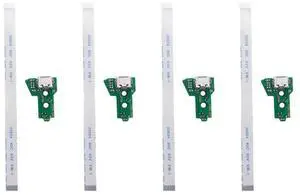 4X Usb Charging Port Board For JDS-055 Controller With 12 Pin Flex Cable