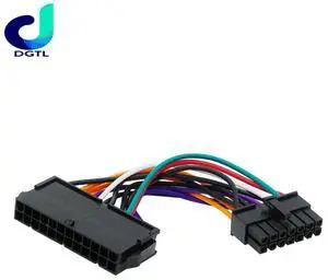 1pc 24 Pin to 14 Pin PSU ATX Main Power Supply Adapter Cable Cord For M92P M93P H530
