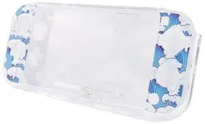 for Nintendo Switch Lite Protective Shell, Full Cover Upper and Lower Cover Painted Shell SX-117 Ukiyo-E Sea Waves Rich