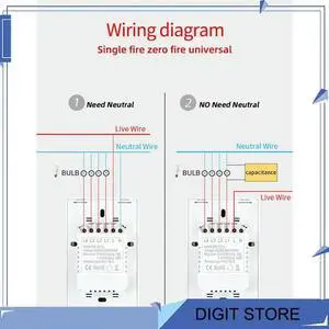 Matter Switch US Touch Switch 4 Gang Home Life Wall Switch Support Alexa Google Voice APP