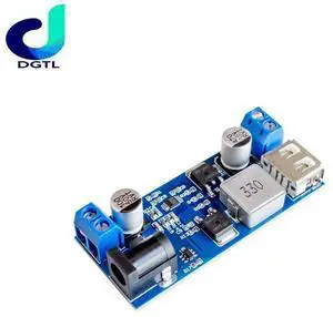 24V 12V turn 5V 5A , adjustable step-down power Supply module ,morr than LM2596 LM2596S