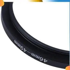 2 Pcs 46Mm To 49Mm Camera Filter Lens 46Mm-49Mm Step Up Ring Adapter