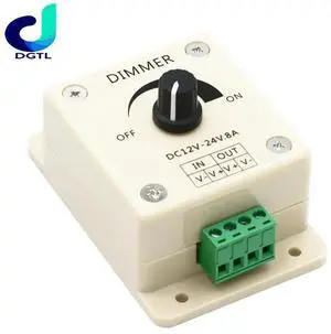Voltage Regulator DC-DC Voltage Stabilizer 8A Power Supply Adjustable Speed Controller DC 12V LED Dimmer 12 V