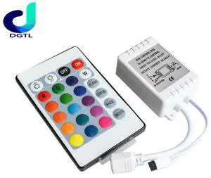 24 Button LED Light Controller Wireless RGB Ir Remote 12v Dimmer for 5050 3528 24 Button LED Light Controller Wireless RGB Ir Remote 12v Dimmer for 5050 3528