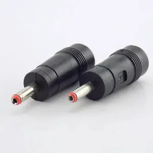 2pcs DC Power Adapter Female to Male 5.5x2.1mm to 3.5x1.35mm Connector Plug Laptop Computer Cables