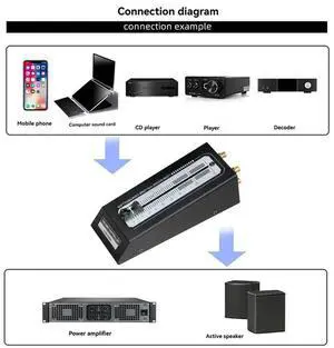RCA Interface Lossless Output Passive Preamp Speaker Volume Control Durable Design