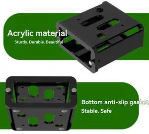 Under Desk Mount For Fosi Audio BT20A Amplifier Desktop Stand Organizer Desktop Station Table Bracket