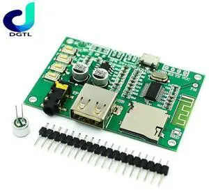 BT201 Dual mode 5.0 For Bluetooth receiver module lossless audio power amplifier board car speaker DIY headphone TF card U disk