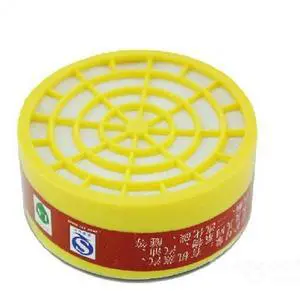 Military Gas Mask Pesticide Filter Chemical Active Carbon Box Cartridge Anti Dust Paint Matching with Respirator