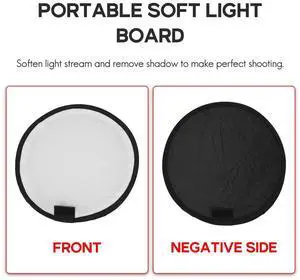 40Cm Round Universal Portable Speedlight Softbox Flash Diffuser On-Top Soft Box For Camera Rich
