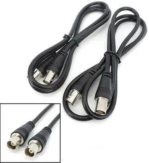 1M BNC female to Female Plug Q9 CCTV Extension Coaxial Line Cable female to female Security video camera Monitoring L1