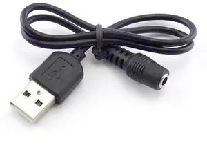 Type A USB to DC Male Plug jack Female Converter DC Power Supply 1.35x3.5mm Connector Extension Cable Cord Charger