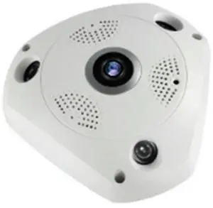 Dome CCTV Camera IP Fisheye Indoor Home Security Camera 180 Degree 360 Degree Panoramic Motion Detection US Plug
