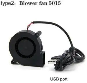 DC 5015 5V 5 volt USB 5cm turbo Blower fan CPU Cooler Cooling sleeve bearing 50x15MM Fan for 3D Printer 50x50x10mm PC e1