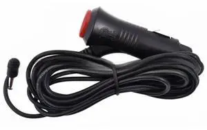 DC3.5MM Charger Adapter with Switch For Auto Car DVR Camera, GPS Navigation, 12V Input 5V Output, Cable Length 3.5m