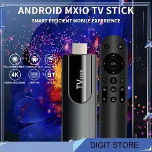 MX10 Mini TV Stick H618 Android ATV 4K HD 2G+16G TV Box 2.4G 5G Dual Media Player TV Receiver