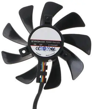 1PC 85MM FD9015U12S VGA Fan Graphics Card Cooling Fan for HD7770 7750 HD7970 RX 580 gtx560 gtx 950