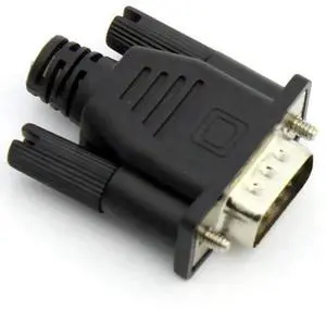 2 Pcs VGA Virtual Display Adapter: 1 Pcs DDC EDID Dummy Plug Headless Ghost Display Emulator Lock Plate & 1 P