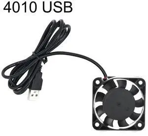 DC 2pin 5V USB cable 4010 Power Brushless Cooling Fan Cover Motor Case 40MM for pc Router