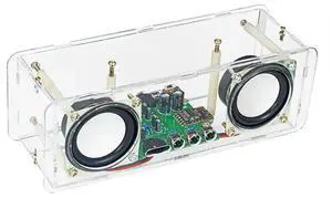 DIY Kit Stereo Amplifier Board Bluetooth Speaker 2-Channel Assembly Welding Practice Part Electronic Products With Shell