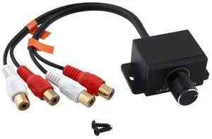 Car Audio Amplifier Bass RCA Level Remote Volume Control Knob LC1 Universal RCA Level Remote Volume Control Accessories