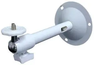 Surveillance Camera Bracket Small Universal Camera Base Boom Bracket Type I Short Bracket Aluminum Alloy White Paint