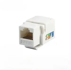 10 PCS,Cat6/5e Keystone Jack,RJ45 Keystone Jack,Cat6 Network Coupler,Ethernet Wall Jack(Not compatible with Patch Panel)