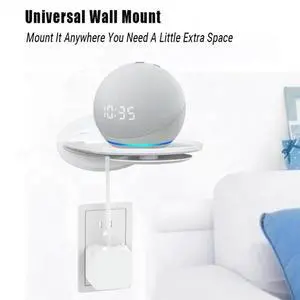 Wall Mount For Echo , Echo Dot, Google Home & Nest Wifi, With Cord Storage, Speaker Stand, Easy To Use