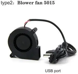 DC 5015 5V 5 volt USB 5cm Blower fan CPU Cooler Cooling 50MM Small Exhaust Fan for 3D Printer 50x50x10mm sleeve bearing for PC