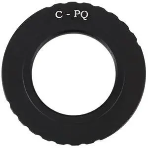 1Pcs Camera C Mount Lens Cctv Lens For Pentax Q Q7 Q10 Q-S1 & 1Pcs Black C Mount Lens For Micro-4/3 Adapter E-P1 E