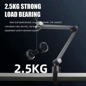 Suspension Boom Scissor Arm Foldable Recording Microphone Holder Scissor Arm Stand