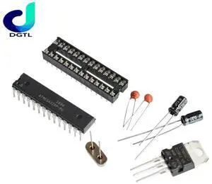 ATMEGA328P-PU without- BOOTLOADER + DIP Socket & 16MHz crystal Kit