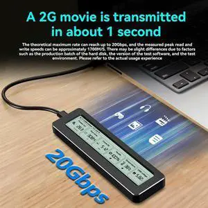 USB3.2 Gen2 Type-C 20Gbps M. 2 NVME SSD Case Pcie Enclosure Disk Box Tool Free M. 2 SSD Case NGFF Enclosure