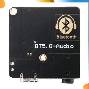 4X BT5.0 Audio MP3 Bluetooth Audio Decoder Board Lossless Car Speaker Audio Amplifier Board DIY Audio Receiver Black