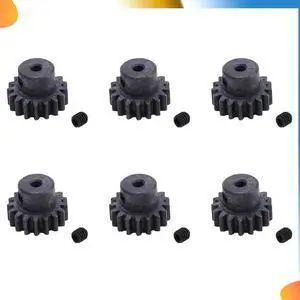 6X Upgrade l 17T Motor Gear Spare Parts Pinion Gear Parts For Wltoys A959 A979 A969 A949-24 Rc Car Replacement Parts
