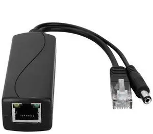 48V To 12V POE Connectors Adapter Cable Splitter Injector Power Supply for for 2024